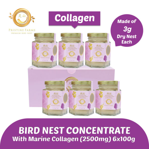 Bird Nest Collagen 6x100g Pristine Farm